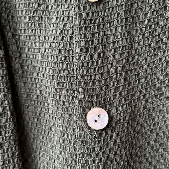 Vintage 90s Chico’s Design Set M/L | Rayon Seersucker Lounge Set Made in USA - Picture 5 of 13